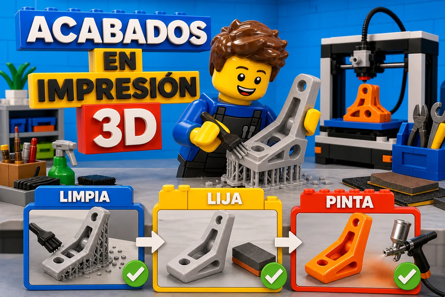 Miniatura impresa en 3D usada como referencia de detalle y acabado