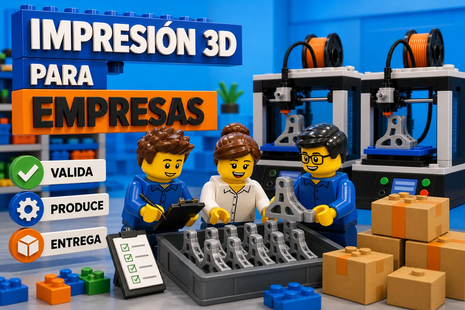 Equipo de impresión 3D utilizado para producir prototipos y piezas funcionales